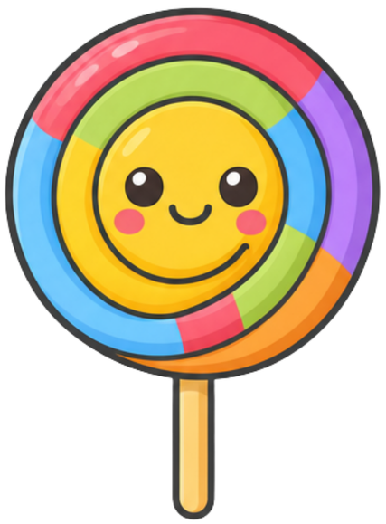 Finished lollipop drawing
