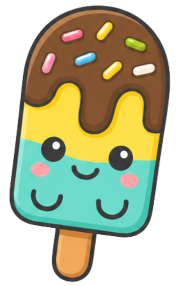 Finished popsicle drawing