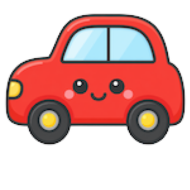 A car representing easy vehicle drawings