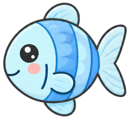 Finished fish drawing