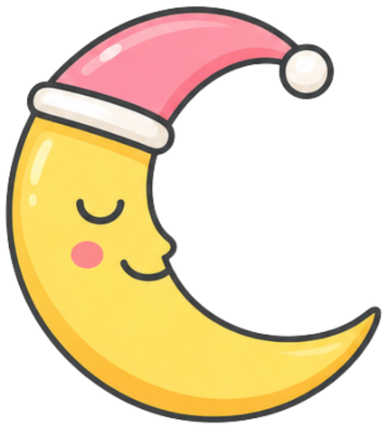 Finished moon drawing